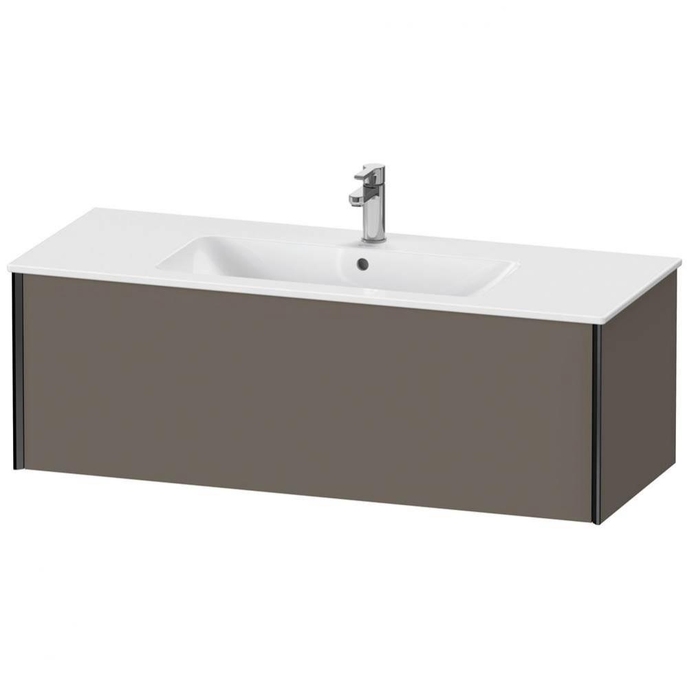 Duravit XViu One Drawer Wall-Mount Vanity Unit Flannel Gray