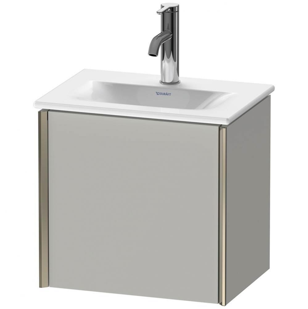 Duravit XViu One Door Wall-Mount Vanity Unit Concrete Gray