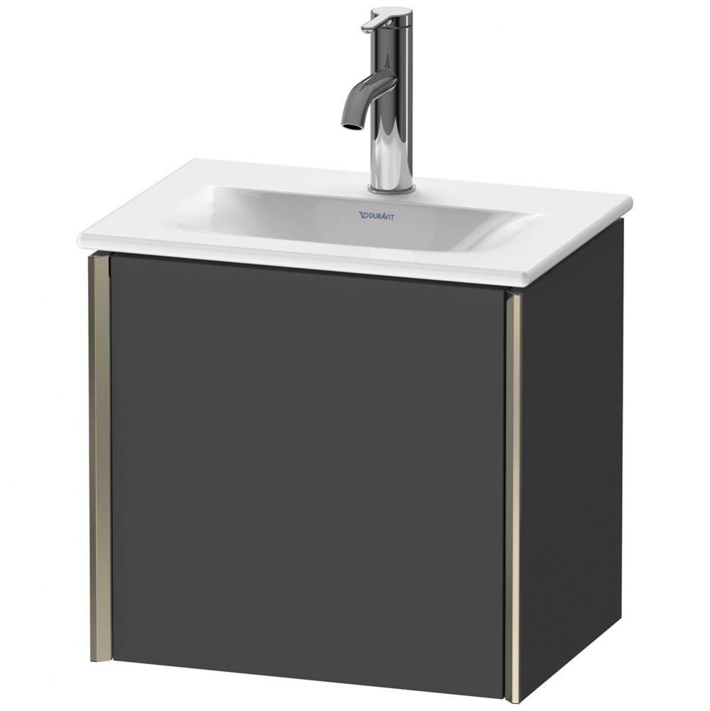 Duravit XViu One Door Wall-Mount Vanity Unit Graphite