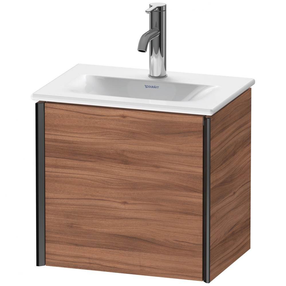 XViu One Door Wall-Mount Vanity Unit Walnut