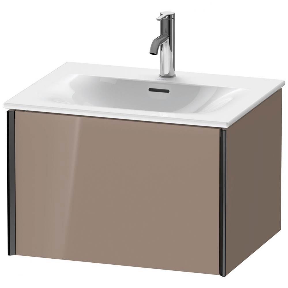 Duravit XViu One Drawer Wall-Mount Vanity Unit Cappuccino