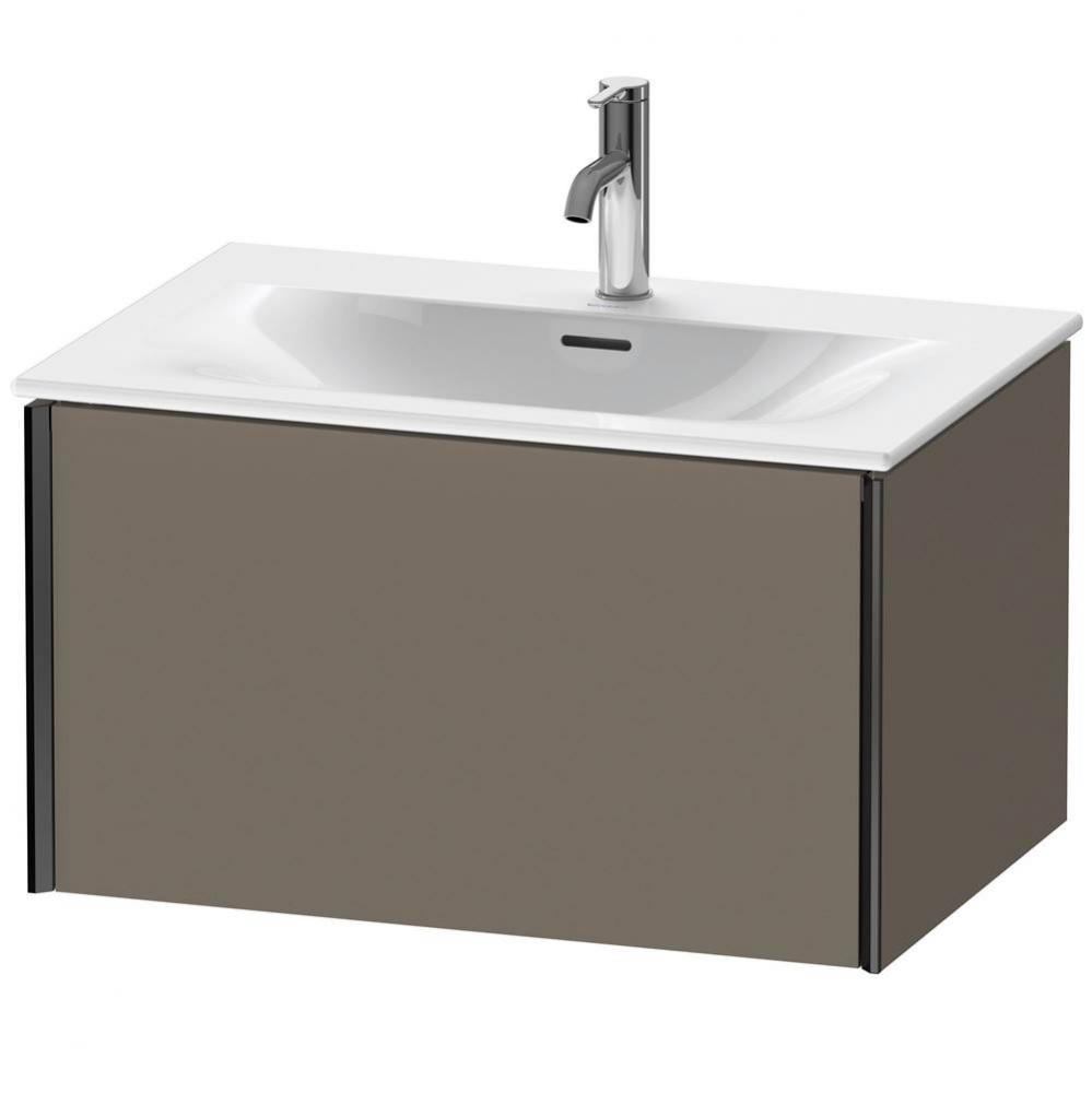 Duravit XViu One Drawer Wall-Mount Vanity Unit Flannel Gray