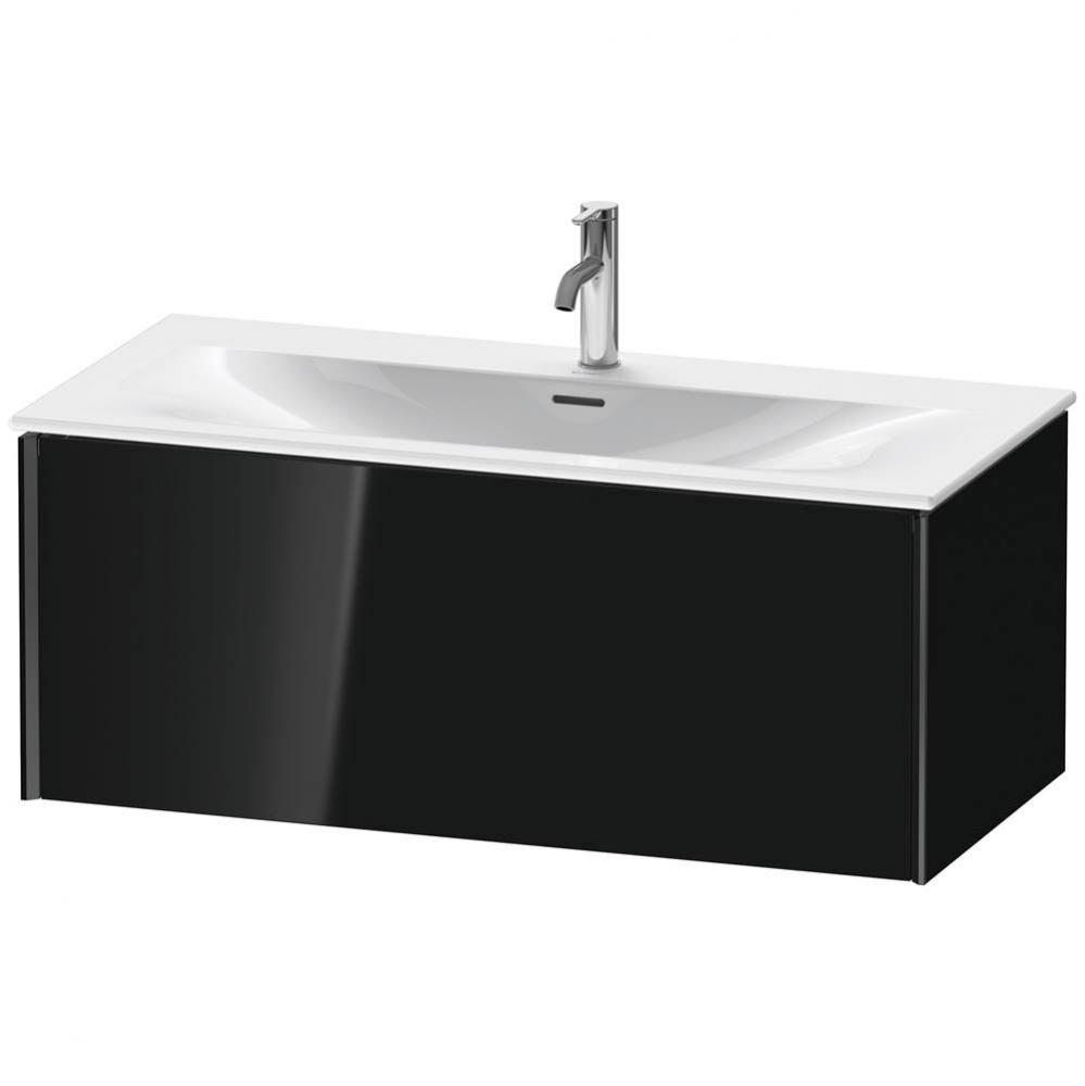 XViu One Drawer Wall-Mount Vanity Unit Black