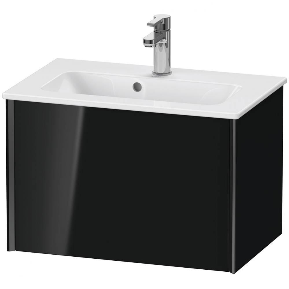 XViu One Drawer Wall-Mount Vanity Unit Black