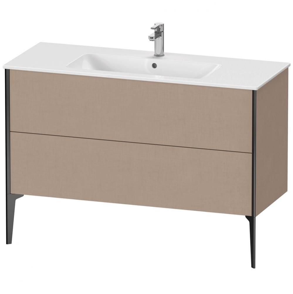 XViu Two Drawer Floorstanding Vanity Unit Linen