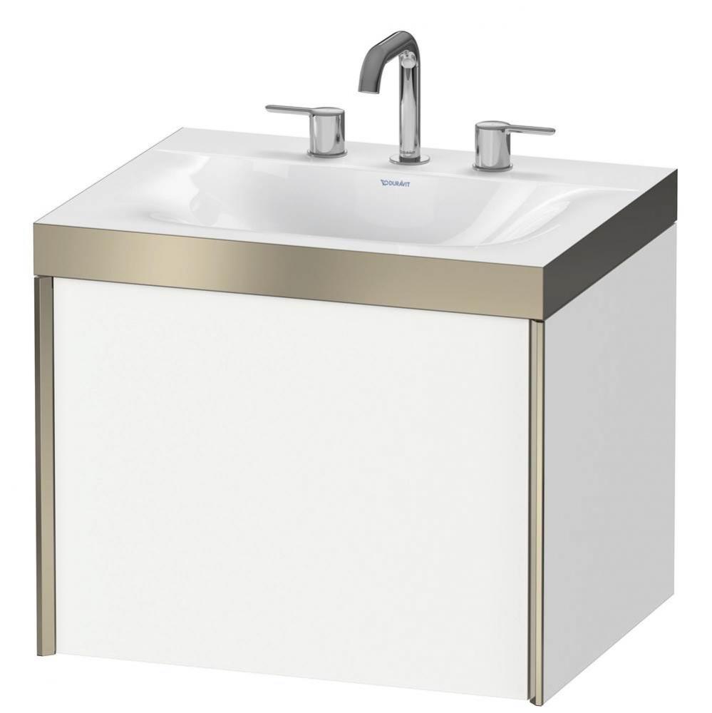 Duravit XViu C-Bonded Wall-Mounted Vanity  White Matte