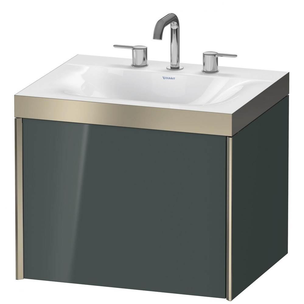 Duravit XViu C-Bonded Wall-Mounted Vanity  Dolomiti Gray High Gloss