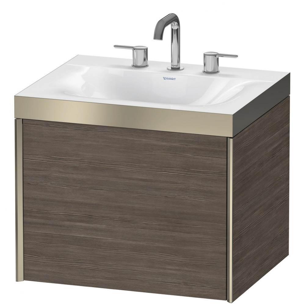 Duravit XViu C-Bonded Wall-Mounted Vanity  Pine Terra