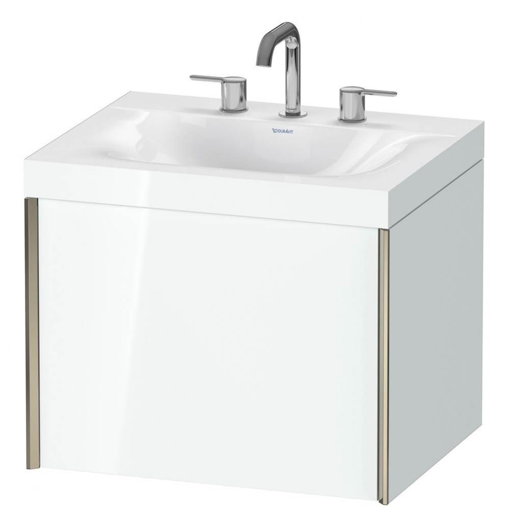 Duravit XViu C-Bonded Wall-Mounted Vanity  White High Gloss