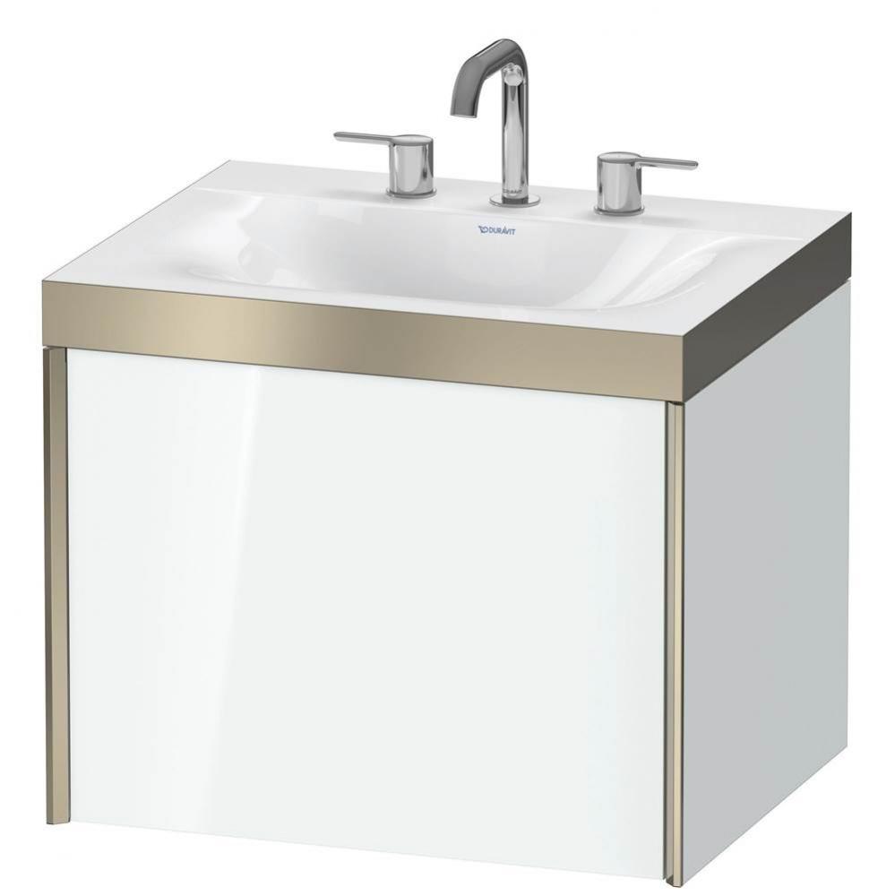 Duravit XViu C-Bonded Wall-Mounted Vanity  White High Gloss