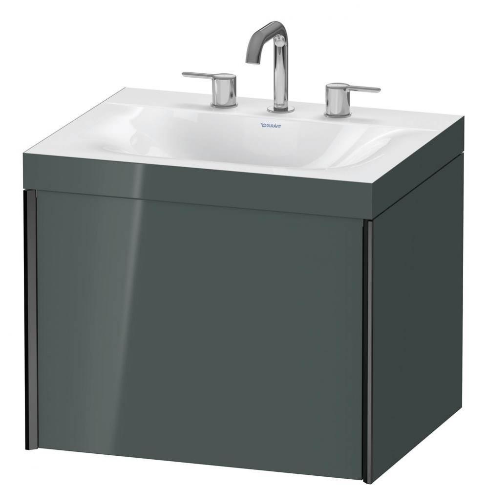 Duravit XViu C-Bonded Wall-Mounted Vanity  Dolomiti Gray High Gloss