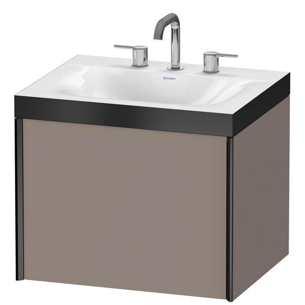 Duravit XViu C-Bonded Wall-Mounted Vanity  Basalt Matte