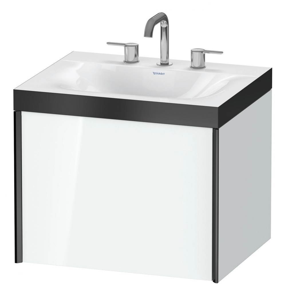 Duravit XViu C-Bonded Wall-Mounted Vanity  White High Gloss