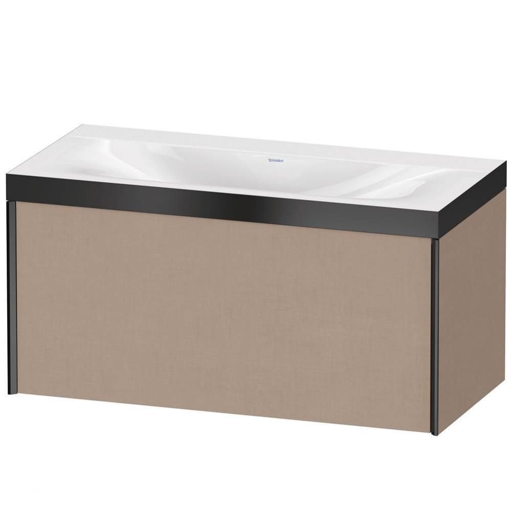 XViu One Drawer C-Bonded Wall-Mount Vanity Kit Linen