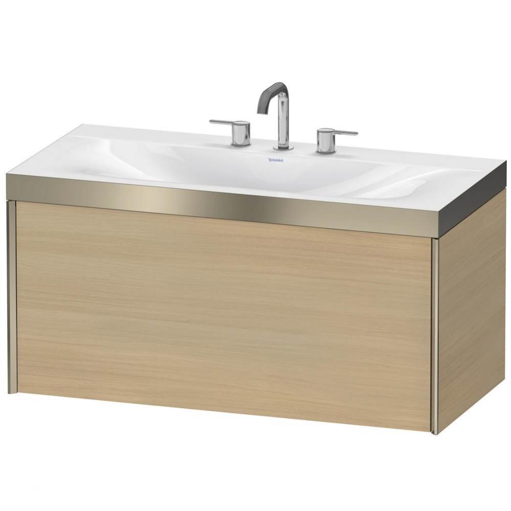 Duravit XViu C-Bonded Wall-Mounted Vanity  Mediterranean Oak