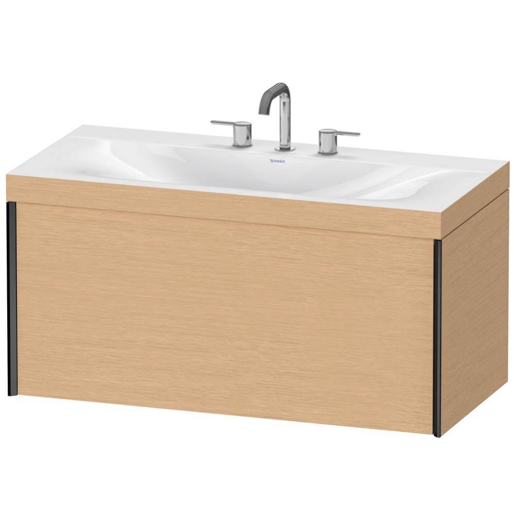 Duravit XViu C-Bonded Wall-Mounted Vanity  Brushed Oak