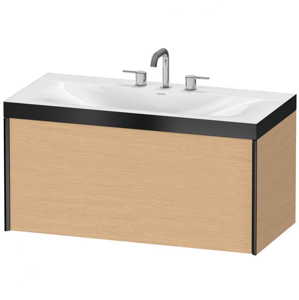 Duravit XViu C-Bonded Wall-Mounted Vanity  Brushed Oak