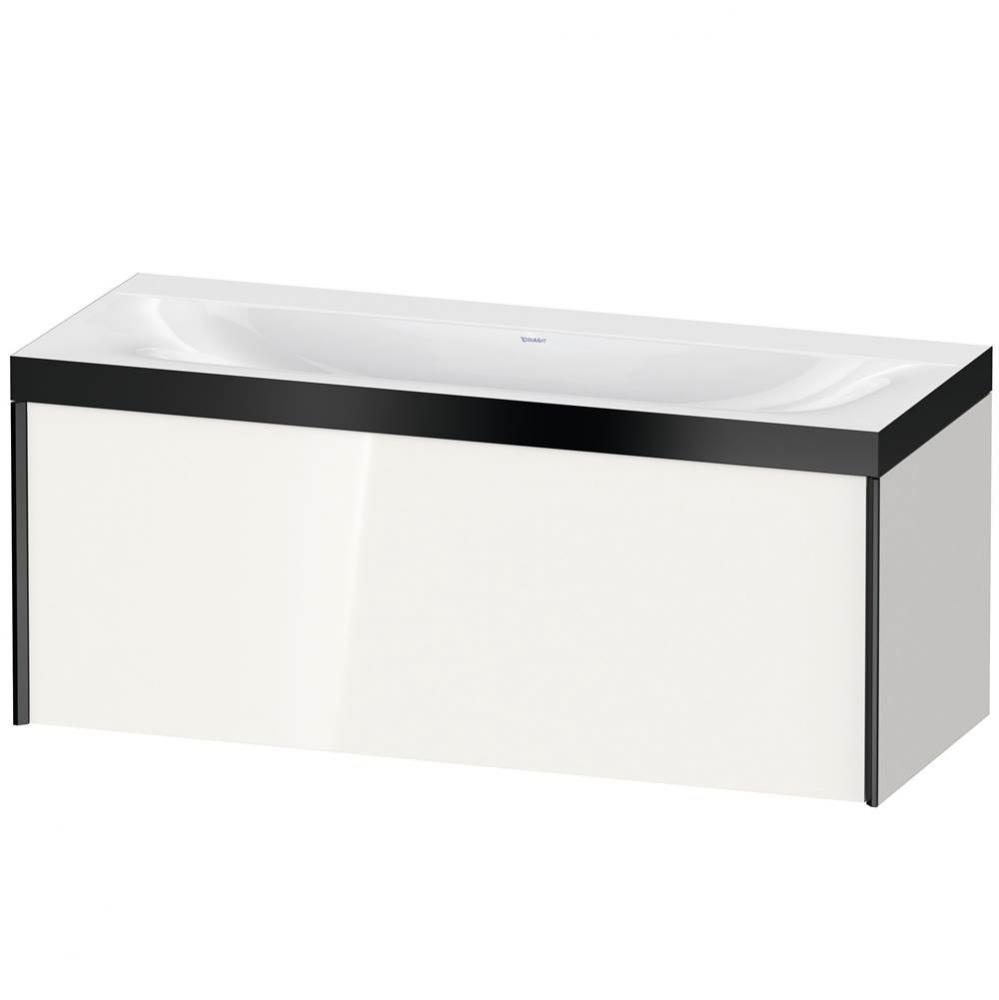 XViu One Drawer C-Bonded Wall-Mount Vanity Kit White