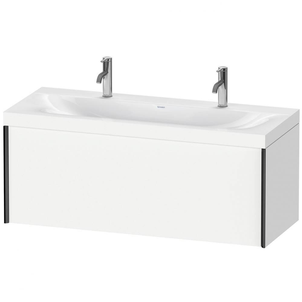 XViu One Drawer C-Bonded Wall-Mount Vanity Kit White