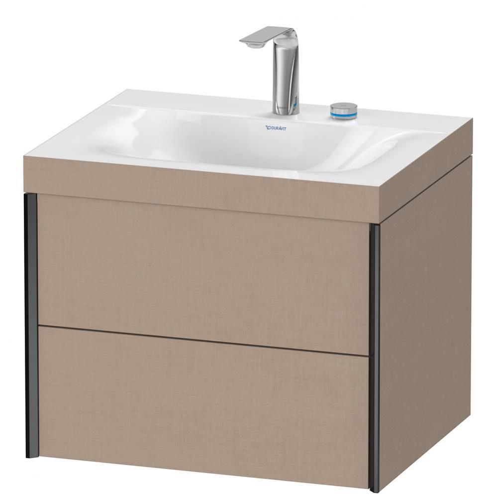 XViu Two Drawer C-Bonded Wall-Mount Vanity Kit Linen