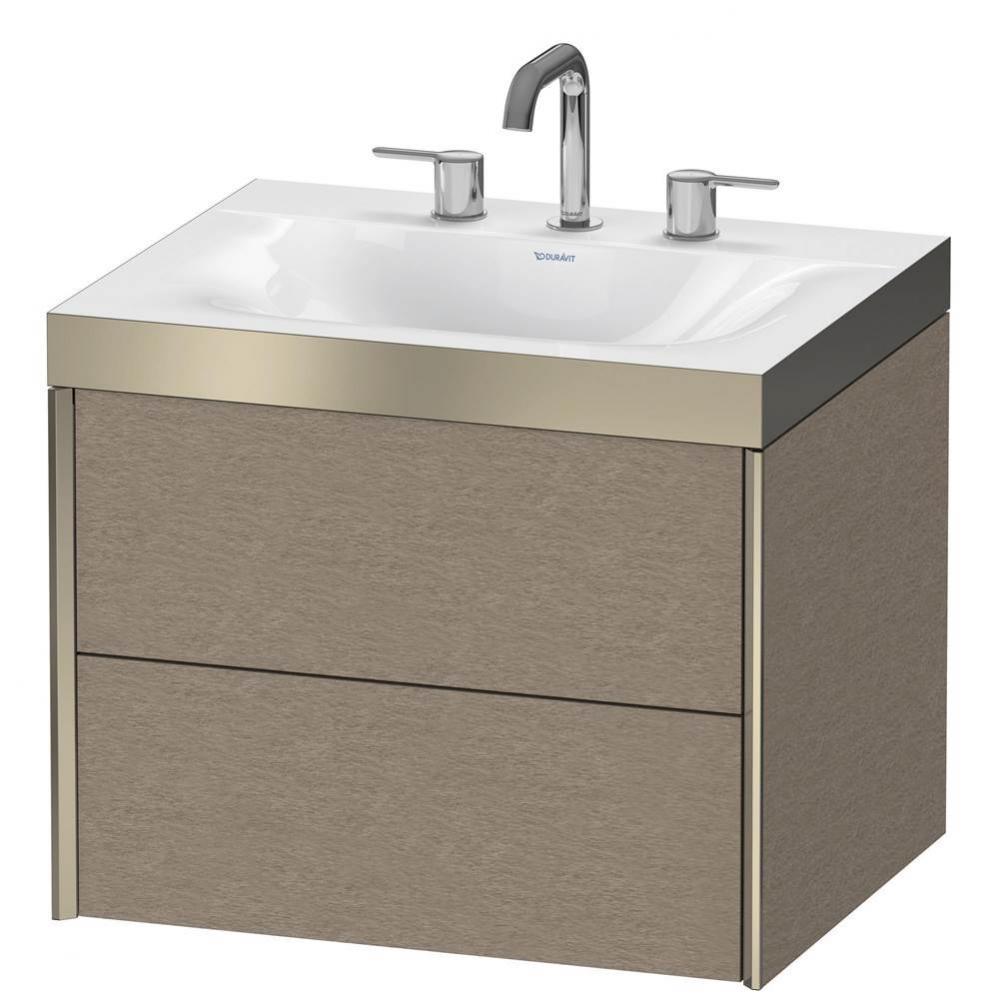 Duravit XViu C-Bonded Wall-Mounted Vanity  Oak Cashmere