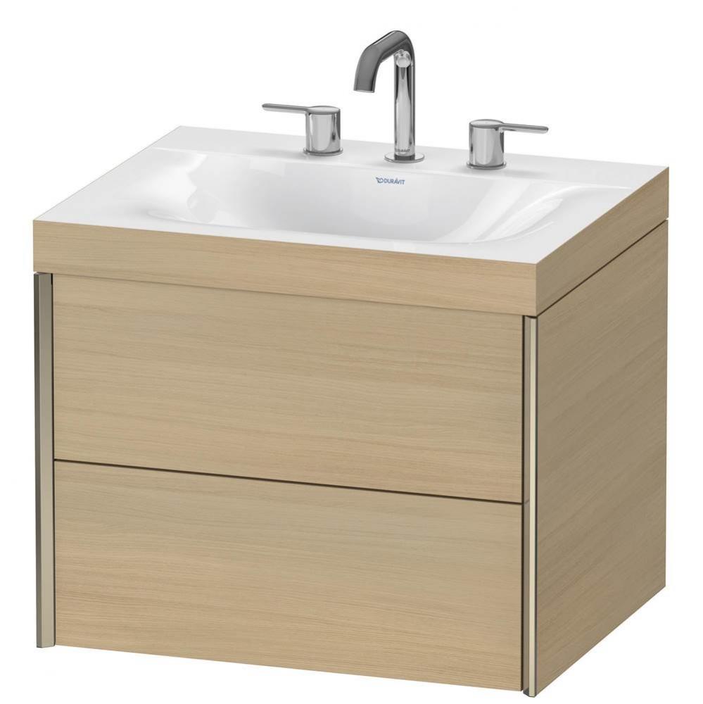 Duravit XViu C-Bonded Wall-Mounted Vanity  Mediterranean Oak