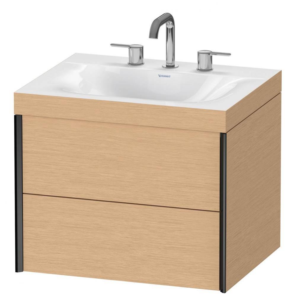Duravit XViu C-Bonded Wall-Mounted Vanity  Brushed Oak