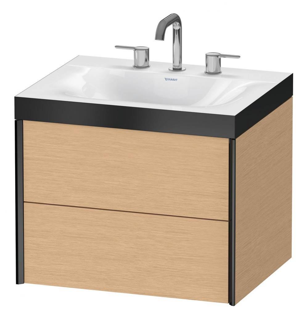 Duravit XViu C-Bonded Wall-Mounted Vanity  Brushed Oak