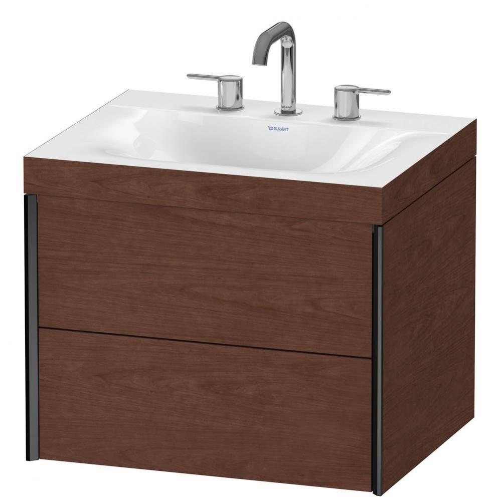 Duravit XViu C-Bonded Wall-Mounted Vanity  American Walnut