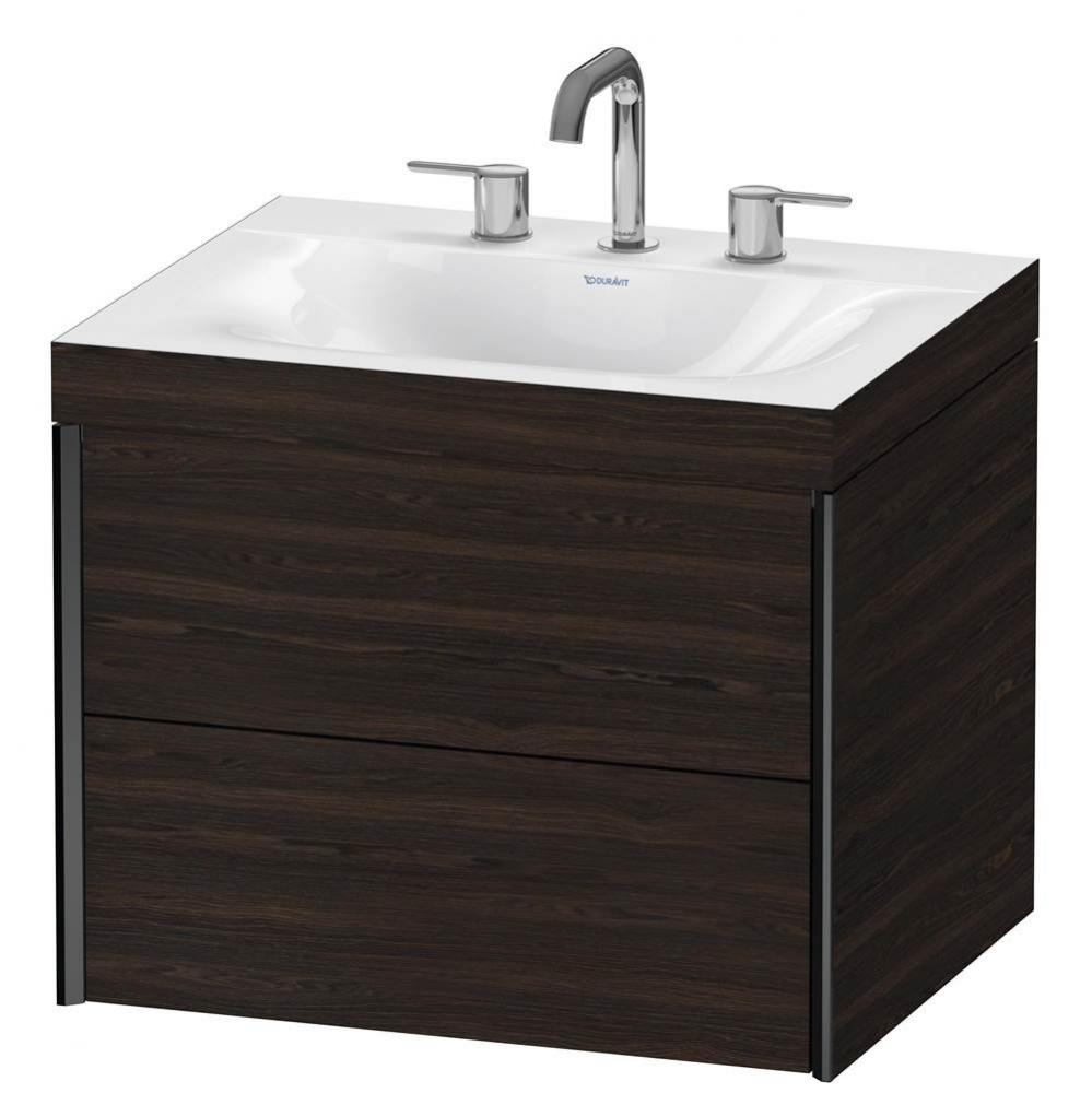 Duravit XViu C-Bonded Wall-Mounted Vanity  Brushed Walnut