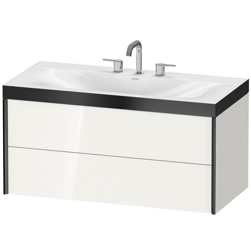 Duravit XViu C-Bonded Wall-Mounted Vanity  White High Gloss