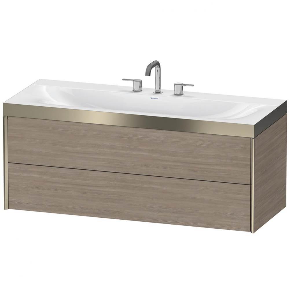 Duravit XViu C-Bonded Wall-Mounted Vanity  Pine Silver