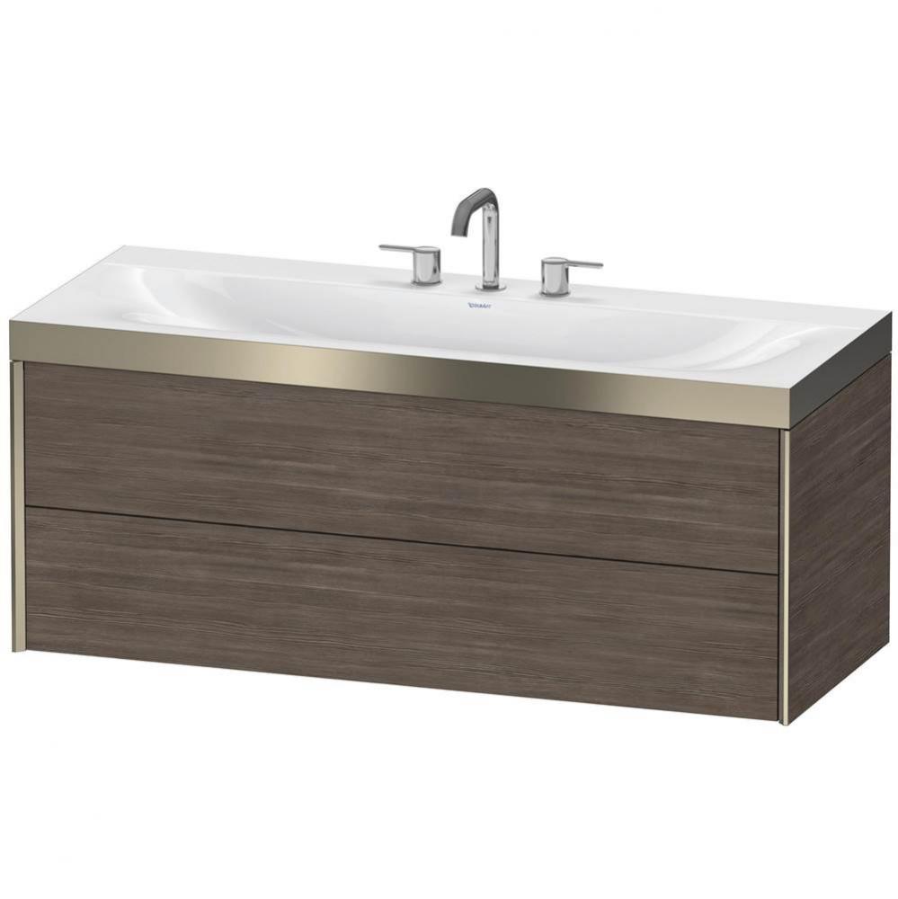 Duravit XViu C-Bonded Wall-Mounted Vanity  Pine Terra