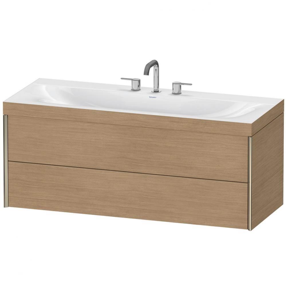 Duravit XViu C-Bonded Wall-Mounted Vanity  European Oak