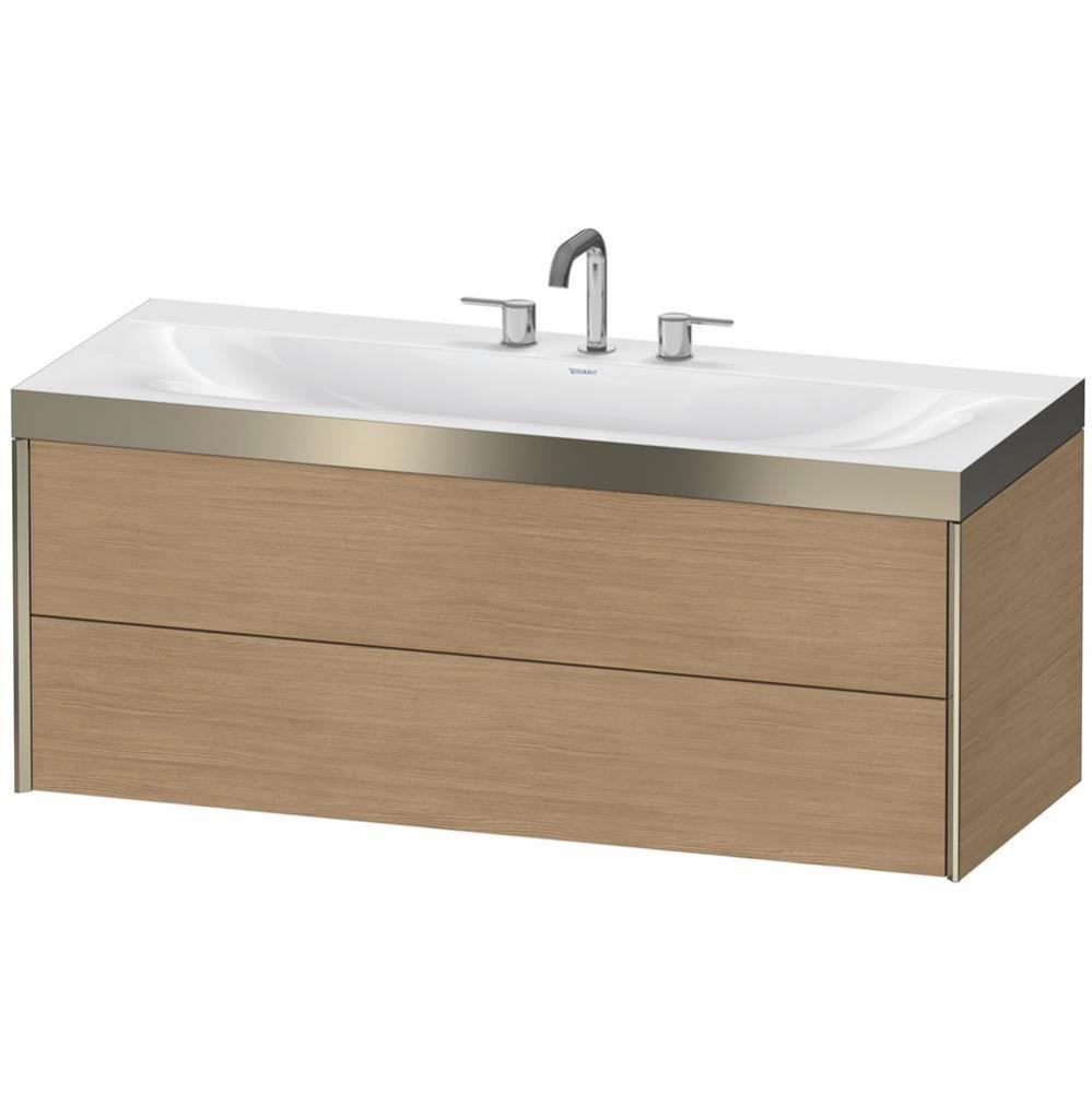 Duravit XViu C-Bonded Wall-Mounted Vanity  European Oak