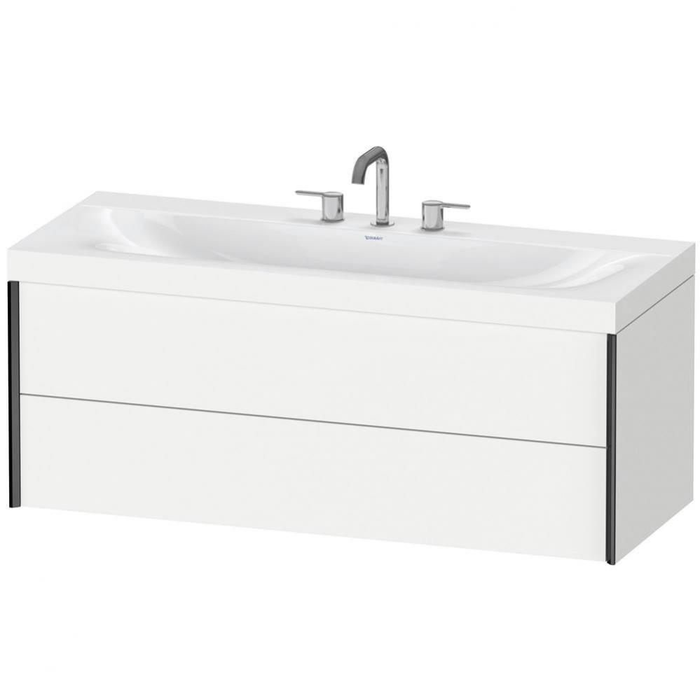 Duravit XViu C-Bonded Wall-Mounted Vanity  White Matte