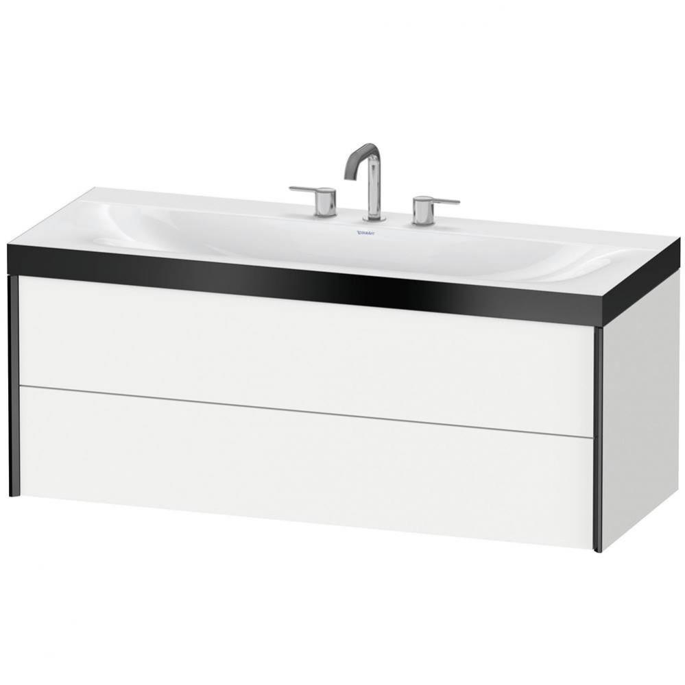 Duravit XViu C-Bonded Wall-Mounted Vanity  White Matte