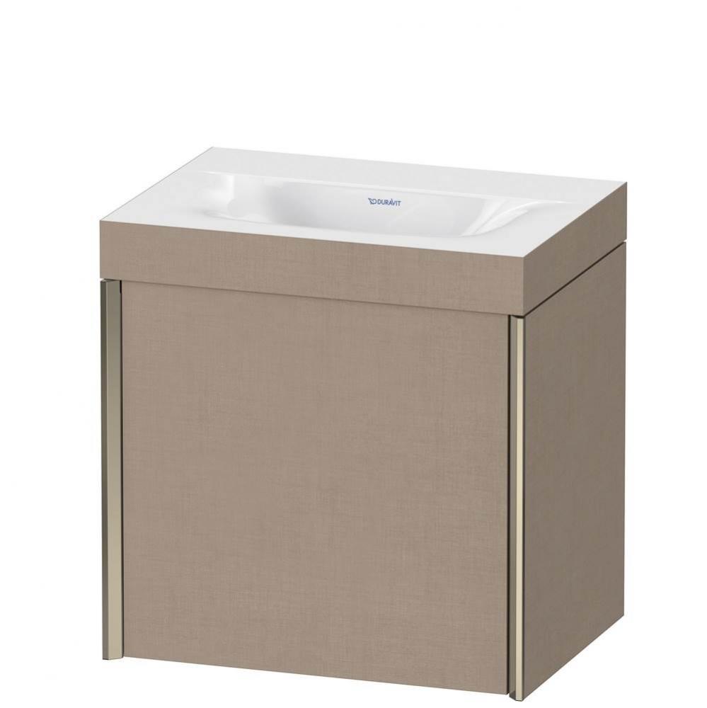 Duravit XViu One Door C-Bonded Wall-Mount Vanity Kit Linen