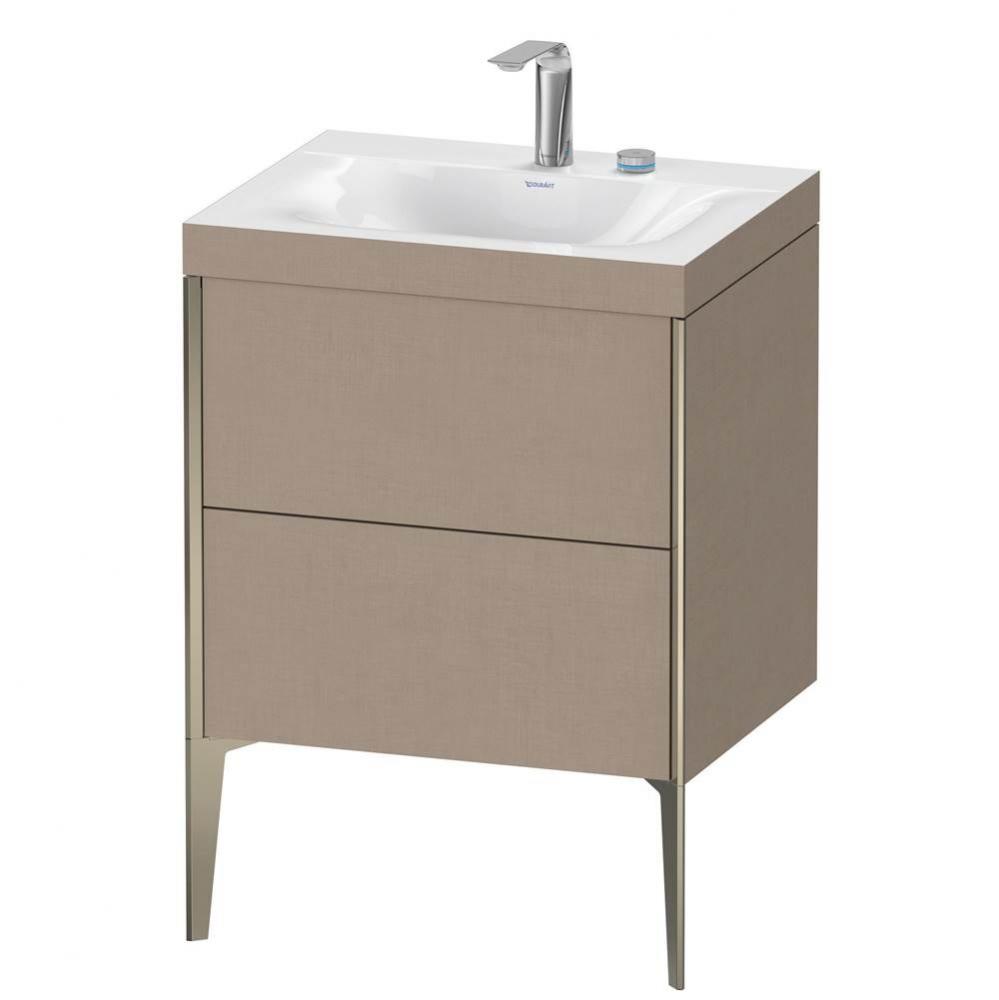 Duravit XViu Two Drawer C-Bonded Floorstanding Vanity Kit Linen