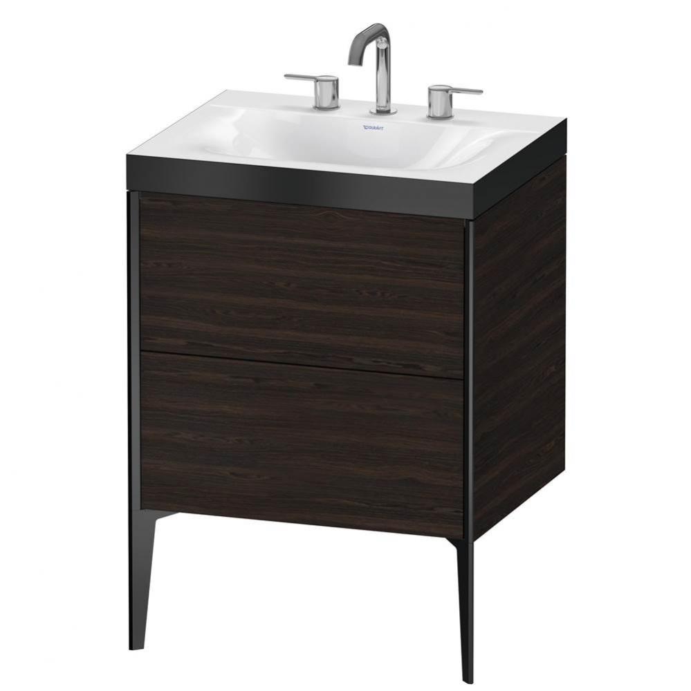 Duravit XViu C-Bonded Floorstanding Vanity  Brushed Walnut