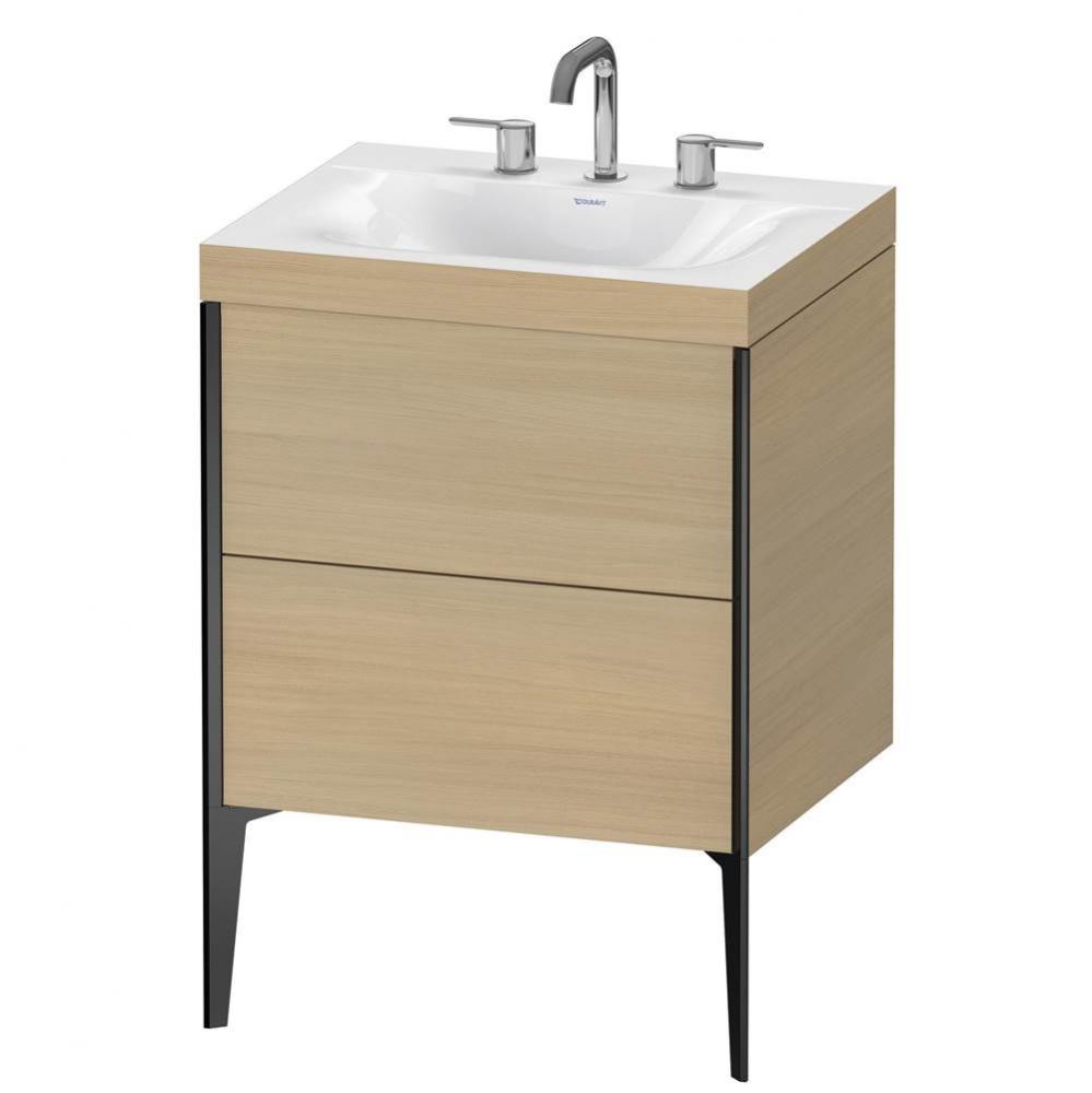 Duravit XViu C-Bonded Floorstanding Vanity  Mediterranean Oak