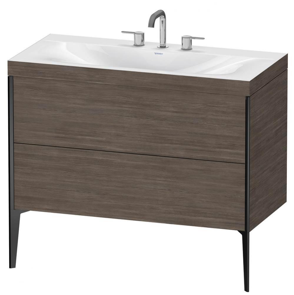 Duravit XViu C-Bonded Floorstanding Vanity  Pine Terra