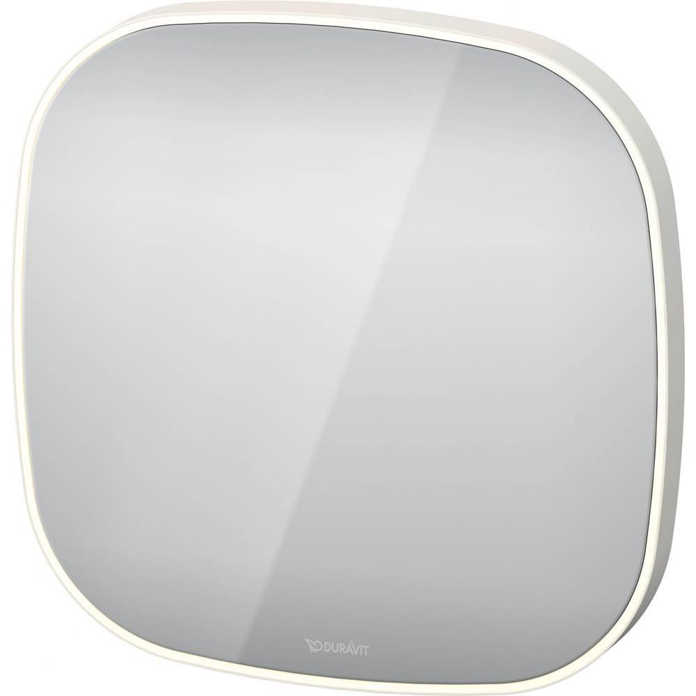 Duravit Zencha Sensor Control LED Mirror in Aluminum, 2700K - 6500K