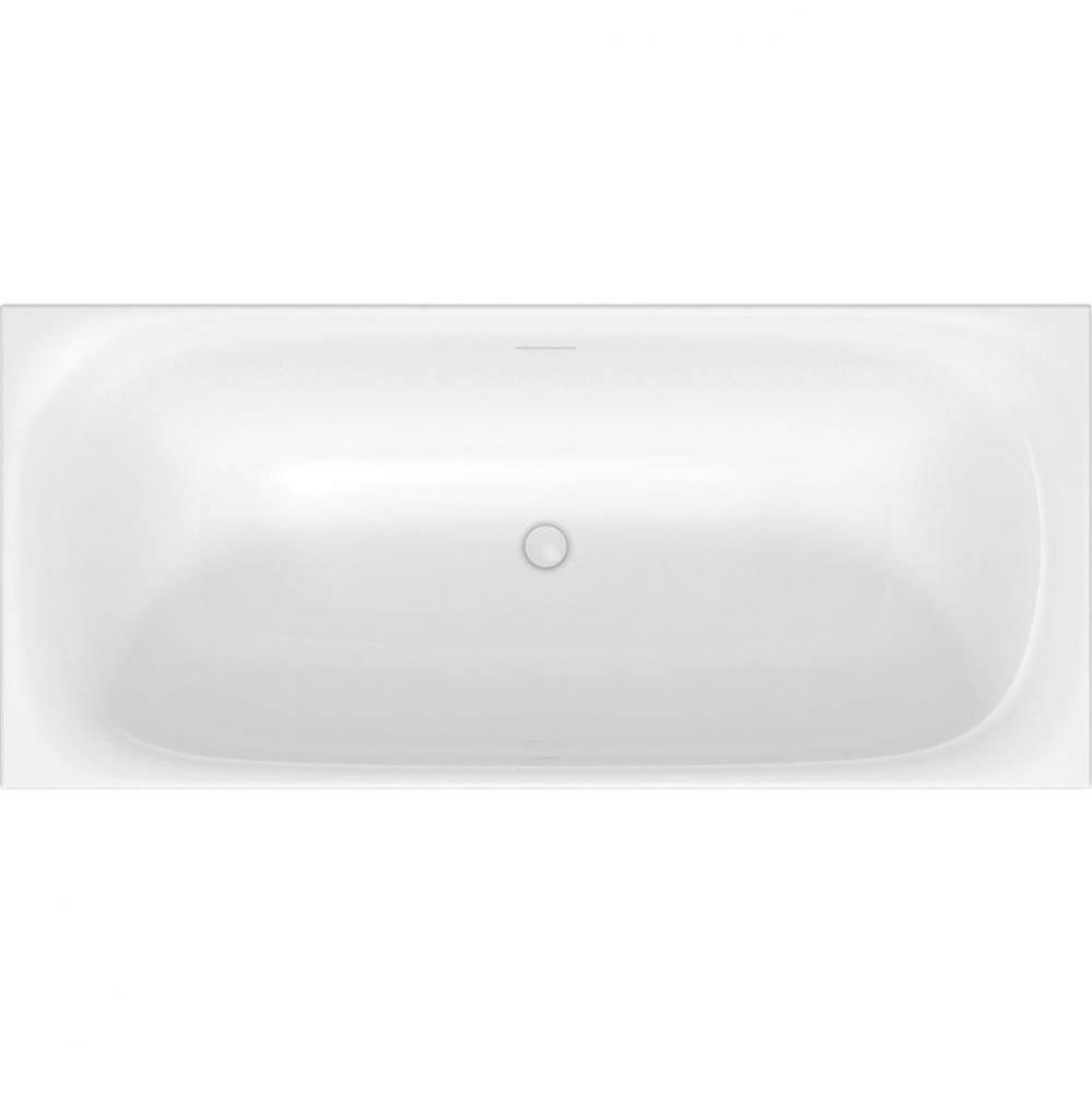 XViu Bathtub With Metal Frame White