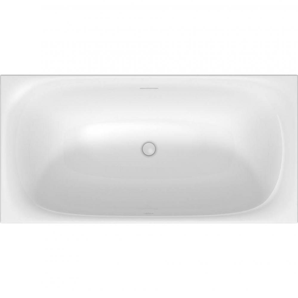 XViu Bathtub With Metal Frame White