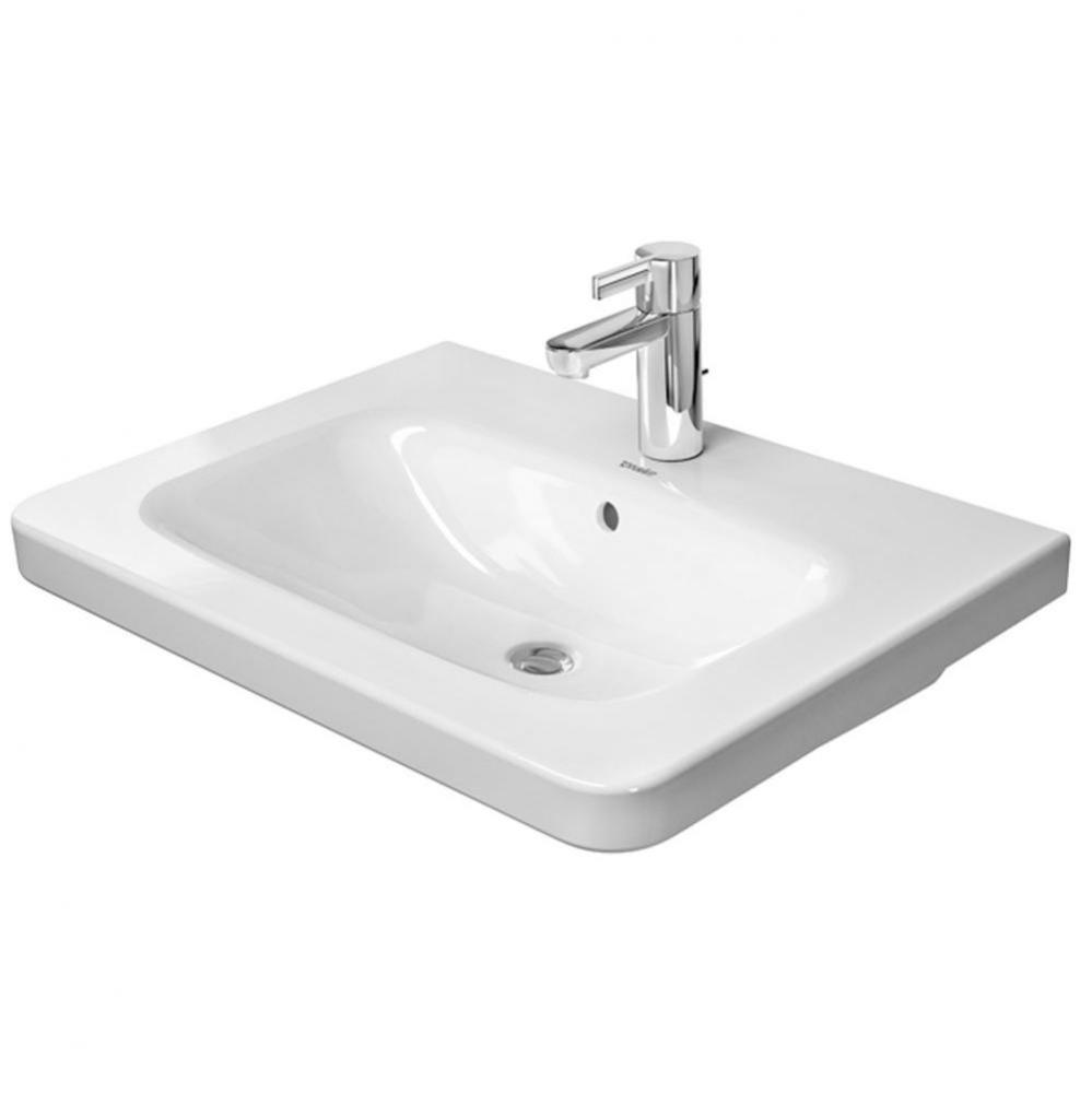 Furniture basin 65cm DuraStyle white, with OF, without