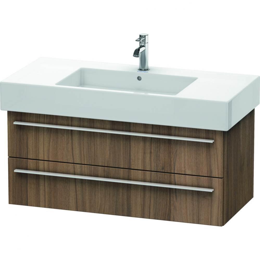 Duravit X-Large Wall-Mount Vanity Unit Walnut