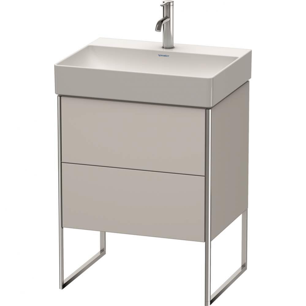 Duravit XSquare Two Drawer Floorstanding Vanity Unit Nordic White