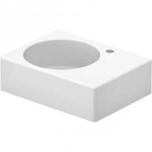 Duravit 0684600011 - Duravit Design Classics 24 1/4'' Rectangular Wall Mounted Sink in White with Single Fauc