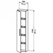 Duravit VE1115L3838 - Duravit Vero Tall Cabinet  Dolomiti Gray High Gloss